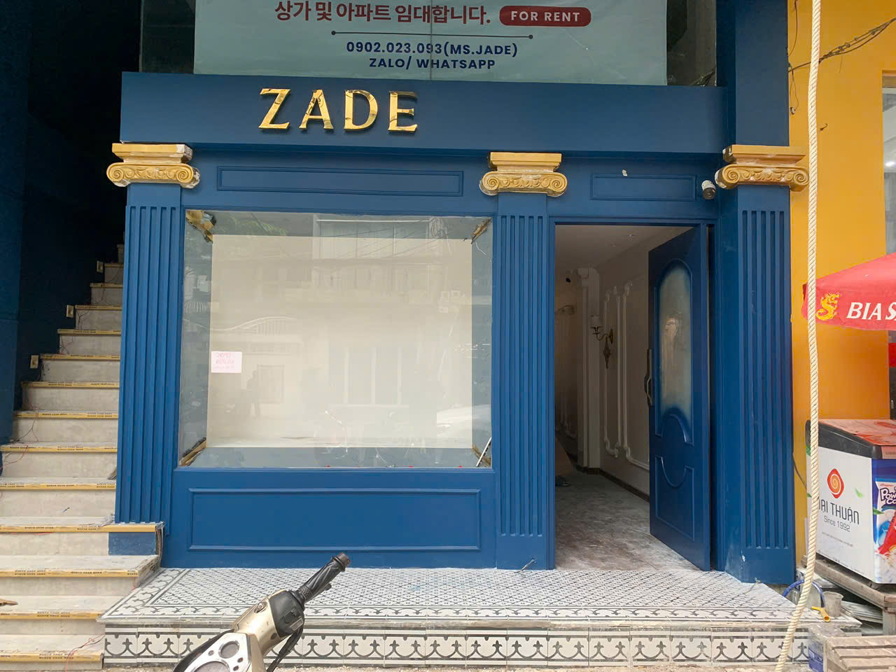 Chữ nổi Mica, Alu, Inox cửa hàng Zade